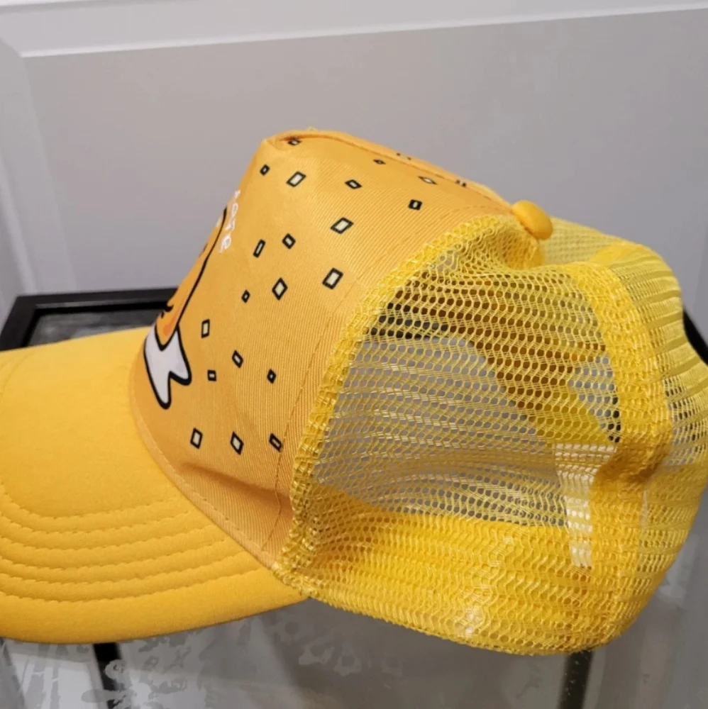 Gudetama Lazy Egg Hat Cap Snapback Sanrio Dont Care Adjustable